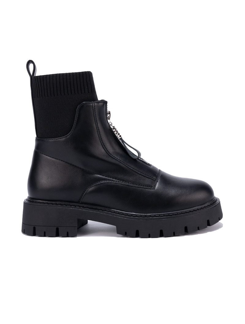 Bottines avec zip